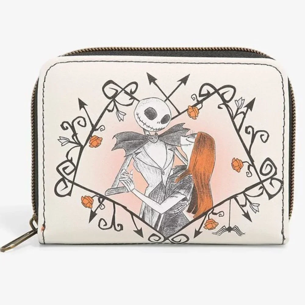 Loungefly Nightmare Before‎ Christmas Jack & Sally Graveyard Backpack & Wallet